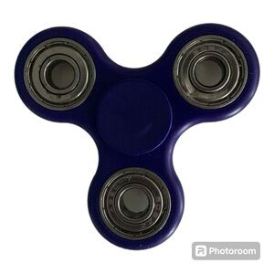 Dark blue fidget spinner